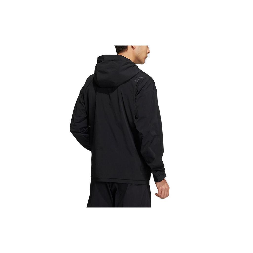 adidas Jackets Men's Black Hooded Moderate Other H39259
