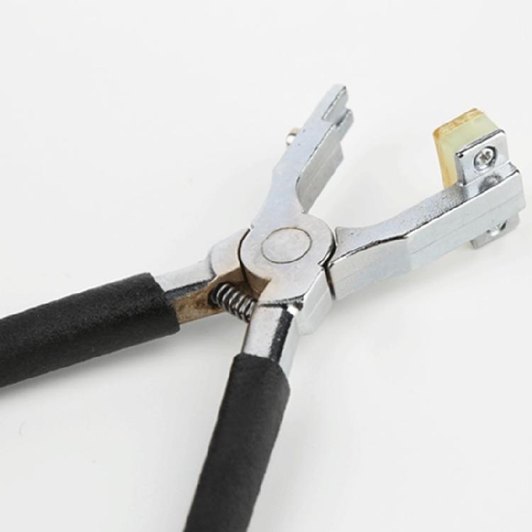 Leather Hole Punching Pliers with 1/2/4 Prong Drilling Head for Crafting Pet Collar Watch Band Harnesses Leather Craft