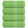Vidaxl Ręczniczki, 4 Szt, Zielone, 30X30 Cm, 360 G/M2, Bawełna 100%