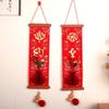 Traditional Gold Blessing Words Vietnamese New Year Pendant Hanging Deco Wall Pendant Door Hanging Decor Festival Decor