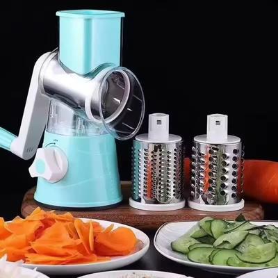 Multifunctional Vegetable Slicer Rotary Manual Rotary Vegetable Slicer Cheese Grater  Household