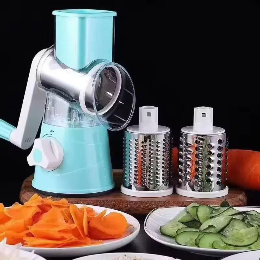 Multifunctional Vegetable Slicer Rotary Manual Rotary Vegetable Slicer Cheese Grater Household