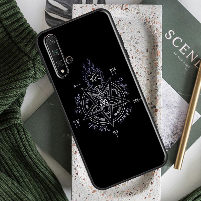 Pentagram 666 Demonic For Huawei Nova 7i 8i 11i 12i 12s 9 10 SE Y91 Y90 Y60 Y70 Y72 Y61 P30 P40 Lite P60 Pro Case