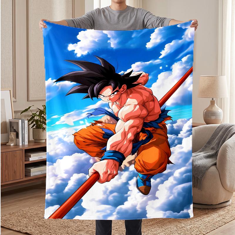 Dragon Ball Soft Warm Flannel Blankets Comfortable Blanket for Home Decoration Gifting