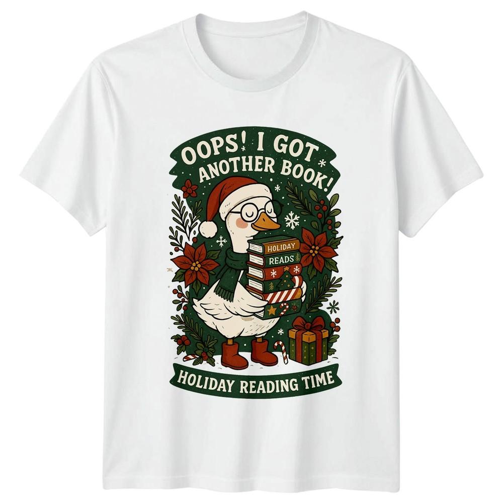 Oops I Got Another Book Christmas Holidays Reading Unisex Unisex Graphic Tee S