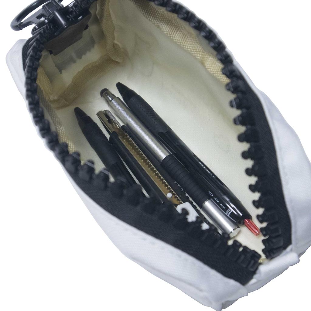 Cat Mega Zip Pencil Cosmetic Cat Makeup Small Item Organizer C-RAYS Case, Stationery, Pouch, Print, Pouch, (Type A)