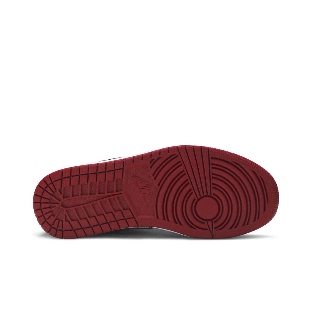Air Jordan 1 Mid SE 'Newspaper Air Times' (Unisex) Black / Gym Red / White Vintage Basketball Shoes 852542 061