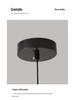 Bauhaus-Style Copper Gourd Chandelier for Living Rooms and Bedrooms