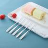 5/10st 13cm Rostfritt Stål Fruktgafflar Salladsgaffel För Kafeteria Restaurang Hemfest Dessertgaffel Vacker Fruktgaffel Servis