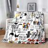 Friends Classic TV Series Blanket Character Pattern Collection Flannel Blanket Soft Bedspread Sofa Warming Cover Christmas Gift