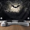 VIKAMA Halloween Tapestry DarkThemed Bat Wall Hanging Living Room  Bedroom Decor Tapestry Home Decor