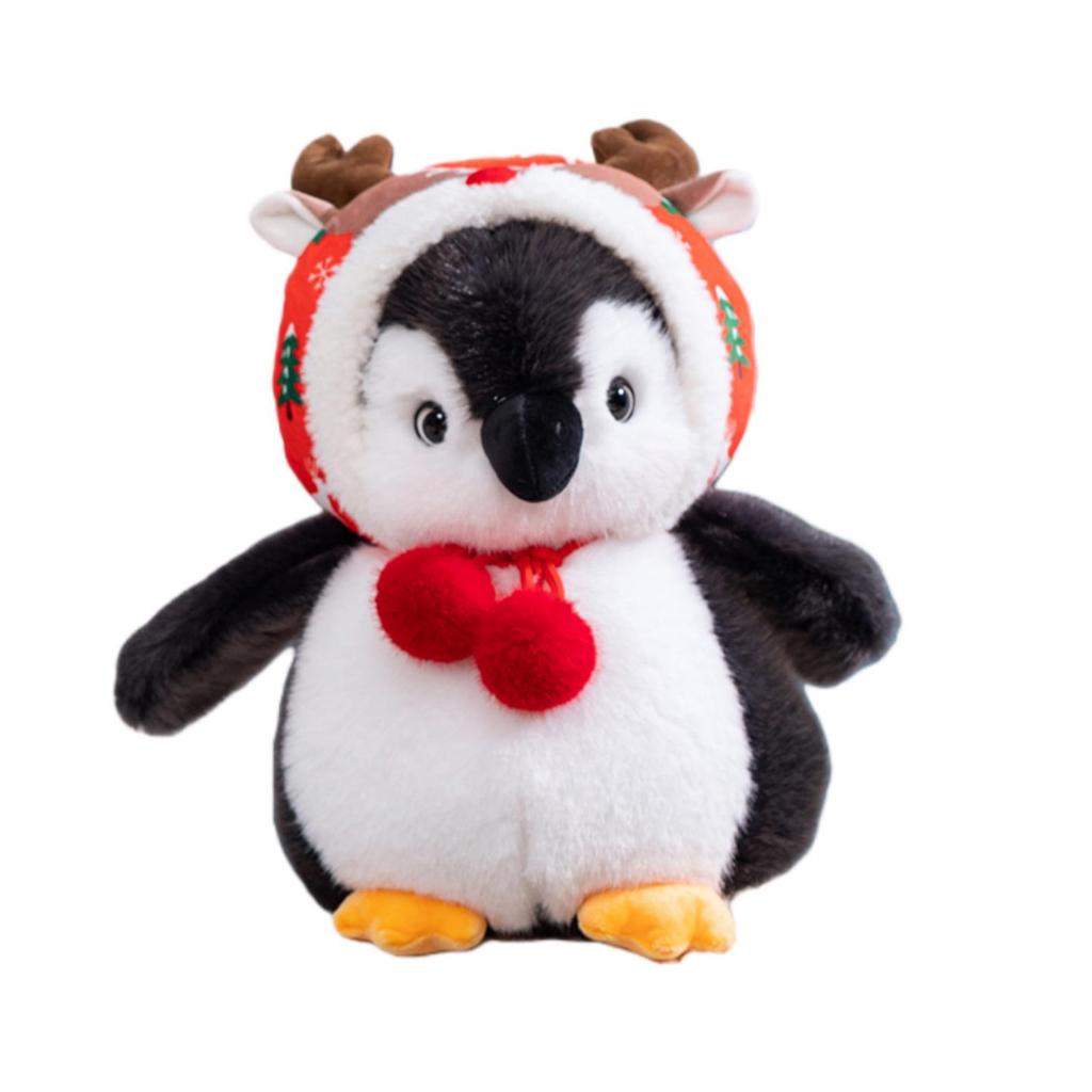 Penguin Plush Toy - Cute Winter Scarf Doll Gift for Kids