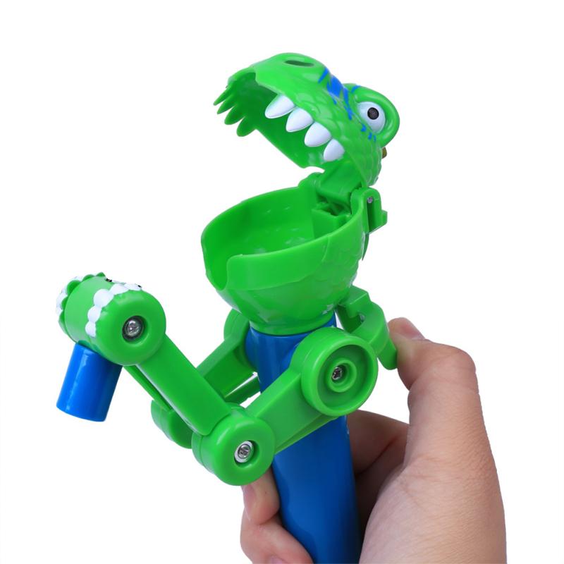 1 ks Kreativní držák robota na lízátko Dinosaurus jí lízátko Pop Ups pouzdro Skladování bonbónů Cool dekompresní hračka Dárky pro děti