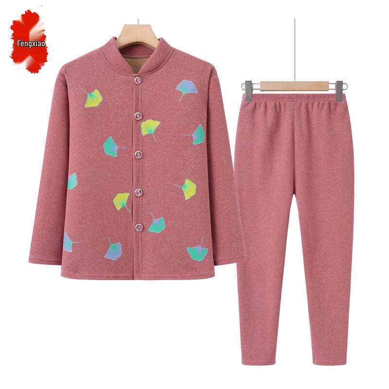 Middle-Aged & Elderly Winter Thickened Casual Set