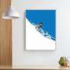 Nordic Downhill Skiing Climbing Winter Posters Print Canvas Painting Holiday Wall Art Picture For Living Room Home Decoration