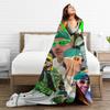F-Feid Ferxxos Flannel Blankets Quality Super Soft Music Singer Throw Blanket Autumn Travel Office Bedroom Graphic Bedspread