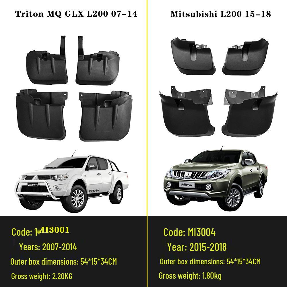 Kompatibel mit Reifen für 04-19 Pajero, 07 L200 und Schmutzfängern für 93 Lancer.