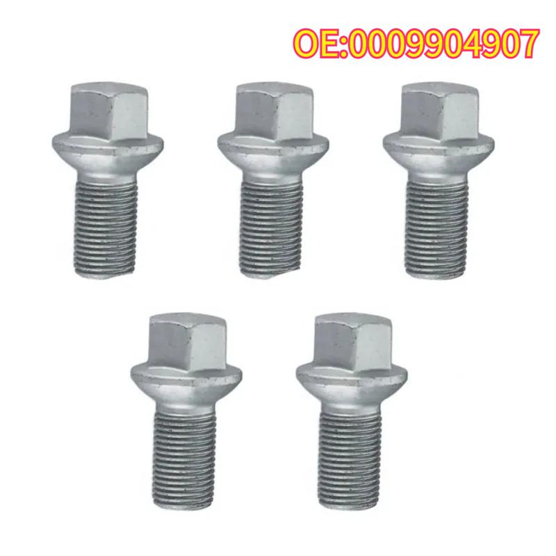 High quality New for 5PCS 0009904907 genuine wheel lug bolt nut suitable for SL550 CLS550 C250 5-piece set