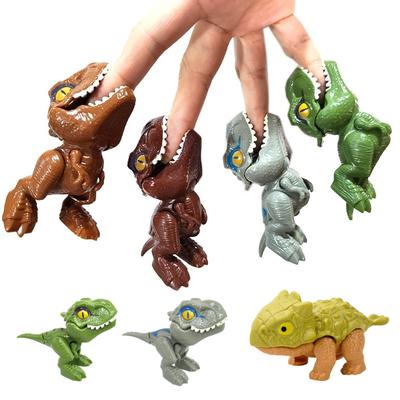 Jurassic Finger Dinosaurier Triceratops Tyrannosaurus Modell Spielzeug für Kinder Kreative Fingerbeißende Dinosaurier Interaktives Spielzeug Geschenk für Jungen