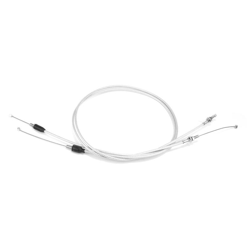 Alconstar 7/8" CNC Aluminum Throttle Grip Twist Quick Action Gas Throttle Cable Set For Honda CRF XL XR 250 350 450