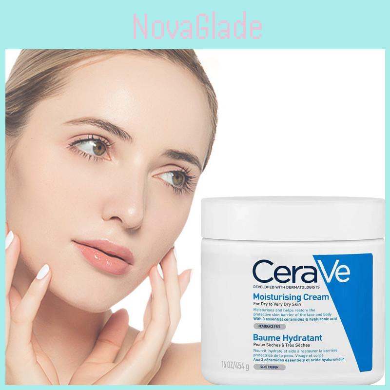 Cerave Hydrating Moisturizing Cream For All Skin Types Lightweight And Nourishing Formula