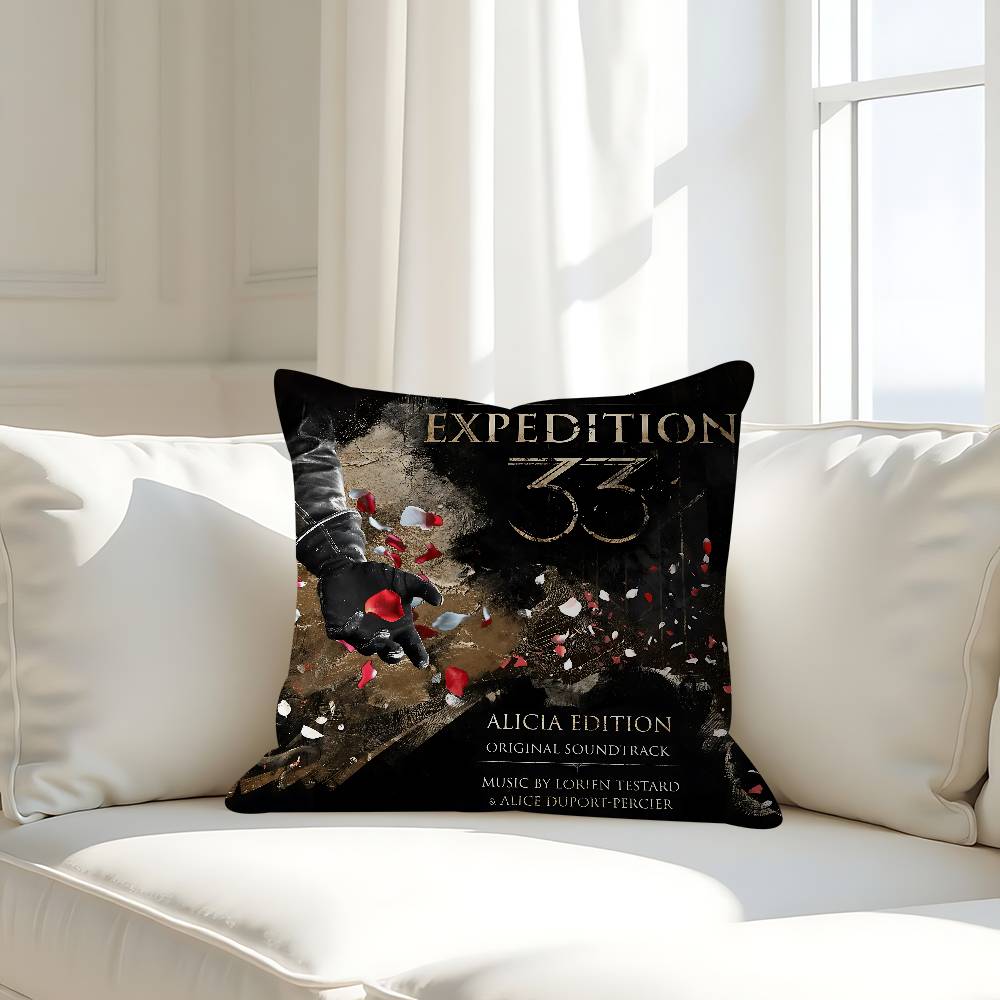 C-Clair O-Obscur E-Expedition 33 Pillow Case Removable Washable Cushion Cover – All-Season Soft Linen