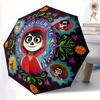 1pc Coco Miguel Design Cartoon Umbrella, Portable 3-Fold Compact Umbrella, Suitable for Camping, Hiking and Travel, Ideal Easter Birthday Gi