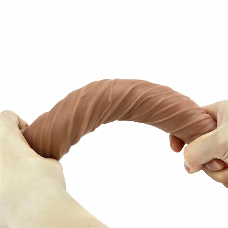 Female Masturbator Simulation Penis Soft Liquid Silicone Real Dildo