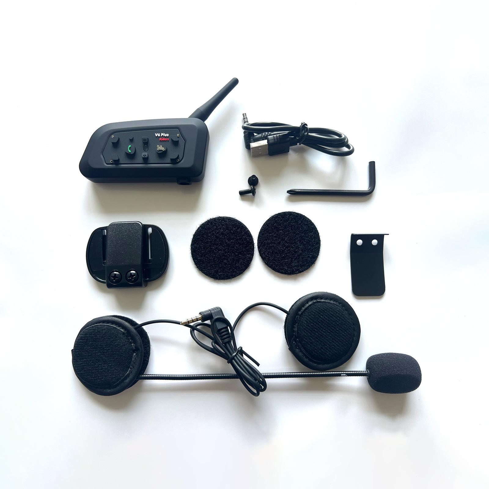 

V6Plus Motorcycle Helmet Bluetooth Intercom Headset