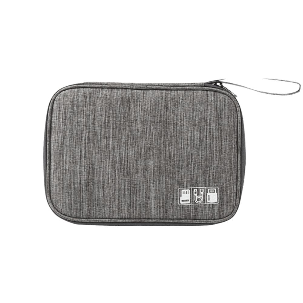 Polyester Cable Organizer Bag Tangle-Free Charger Cable Case Portable USB Organizer  Travel Use