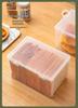 Transparent Food-grade Plastic Storage Box with Lid for Bread & Cereal