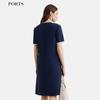 PORTS Women's Contrast Edge Midi Dress