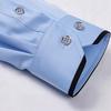 Men Dress Shirt Button Down Long Sleeve Shirt Lapels Rhinestones Slim Fit Formal Shirt for Business Wedding Party Prom Wear