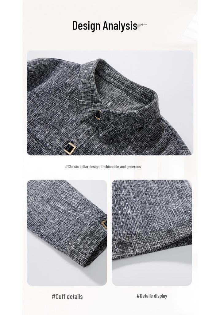 Mom's 2026 Casual Spring/Autumn Long-Sleeve Cardigan Jacket for Middle-Aged & Elderly Women