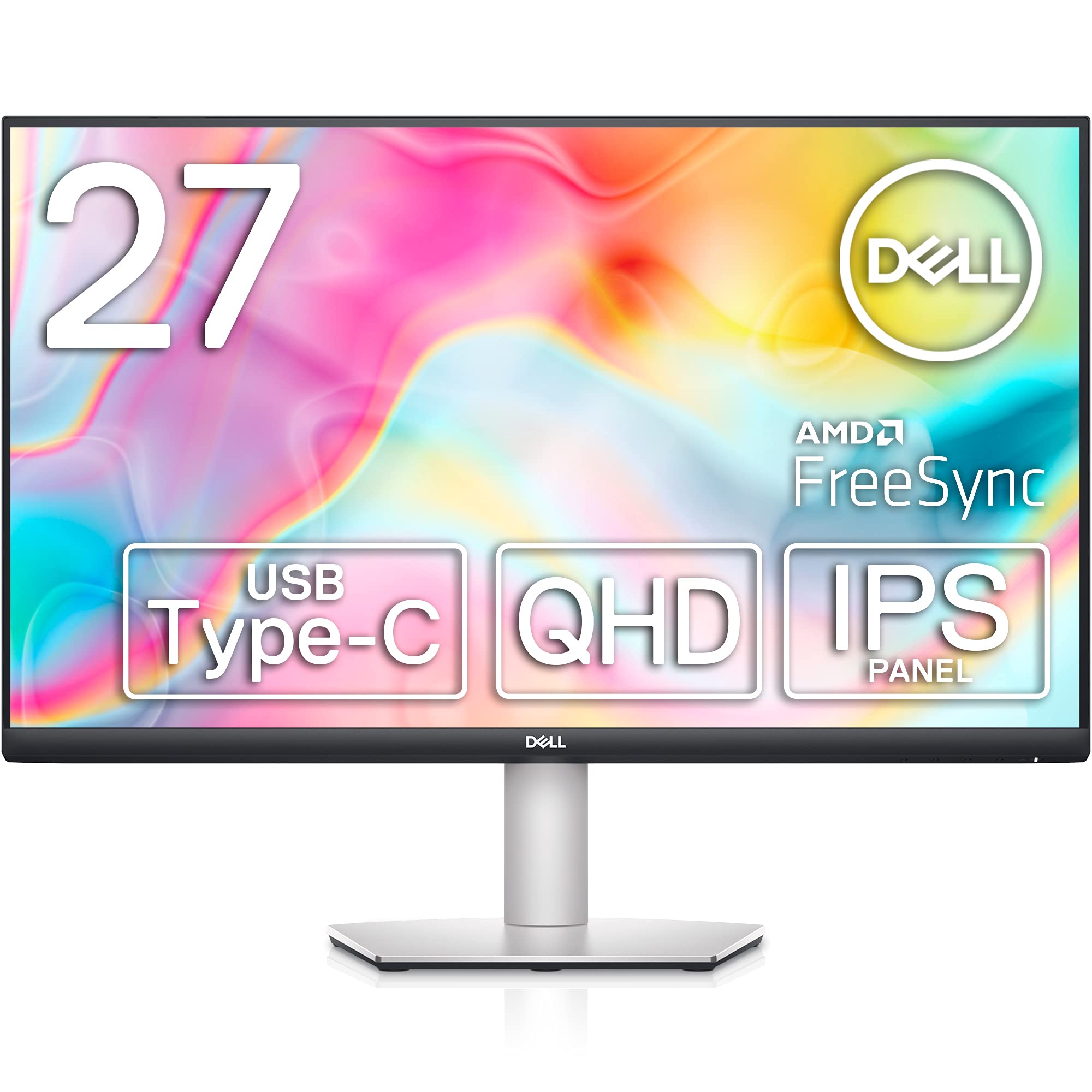 

Dell S2722DC 27-inch monitor (3-year no bright spot replacement warrantyQHDIPS matteUSB Type-CHDMIx2sRGB 99%verticalhorizontal rotationheight