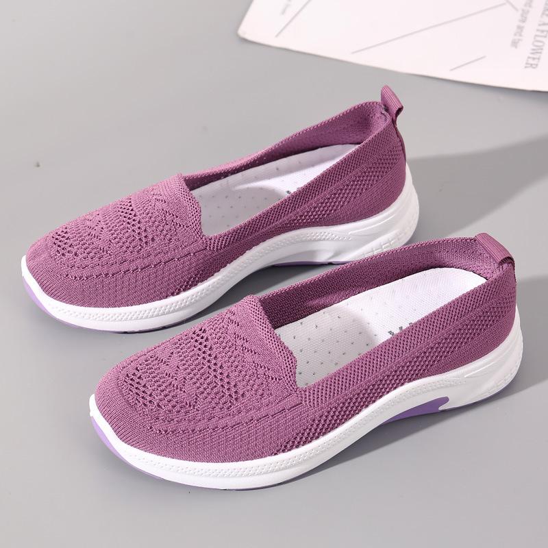 

Универсальная дышащая тканевая обувь для женщин весна и осень 2024 года, новые сетчатые туфли с мягкой подошвой и противоскользящей повседневной одеждой Traf 41