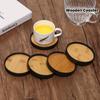 Wooden Coaster, Tableware Insulation Mat Set