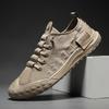 Canvas Loafers Breathable Autumn lace up comfortable Casual Shoe Outdoor Sneakers shoes Men's Vulcanize Shoes Men Fashion