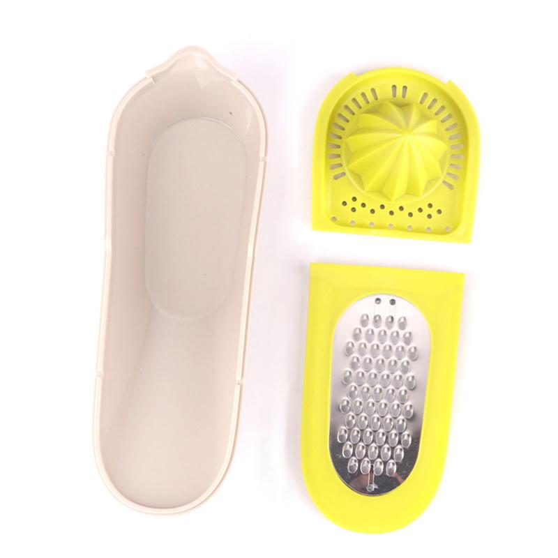 2-In-1 Juicer Lemon Press Household Fruit Vegetable Slicer Shavings Manual Orange Press Multifunctional Kitchen Gadgets Tool