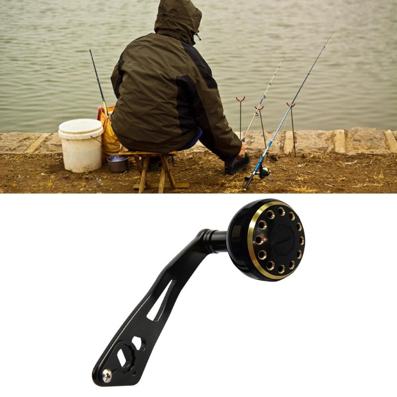 Fishing Reel Handle Power Handle Baitcasting Metal Knob Jigging Grip with Fitting Replacement Part for Low Profile Reel