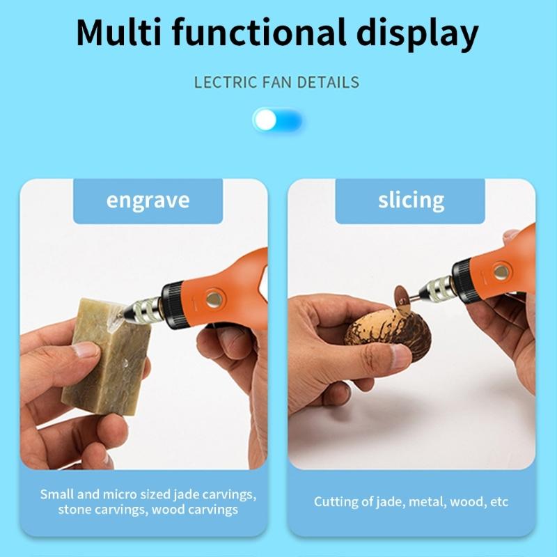 Vysoce účinný víceúčelový ergonomický držák rotačního nástroje 5stupňové nastavení pro domácí použití, řemesla s LED osvětlením