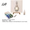 Thoughtful Holiday Gift Sets DIY Mosaic Art Kit Fantasy Circular Door Tile Craft Indoor Crafting Projects Sea Glass Kit for Adults Beginners