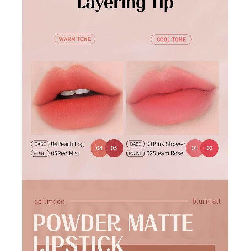MACQUEEN - Powder Matte Lipstick - 6 Colors