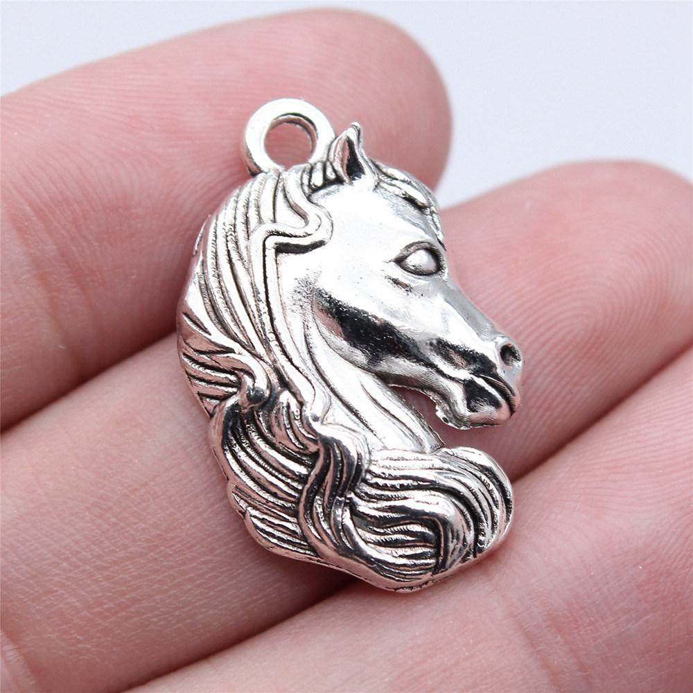 Charms Pegasus Horse Pendants Minimalist Jewelry Components QC095