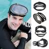 Oval Dykkemaske Herdet Glass Linse Undervannsjaktmaske Sommer Dykkebriller