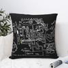 Petey'S Lumon Map Severance Square Pillow Case Polyester Throw Pillow Funny Cushion Covers