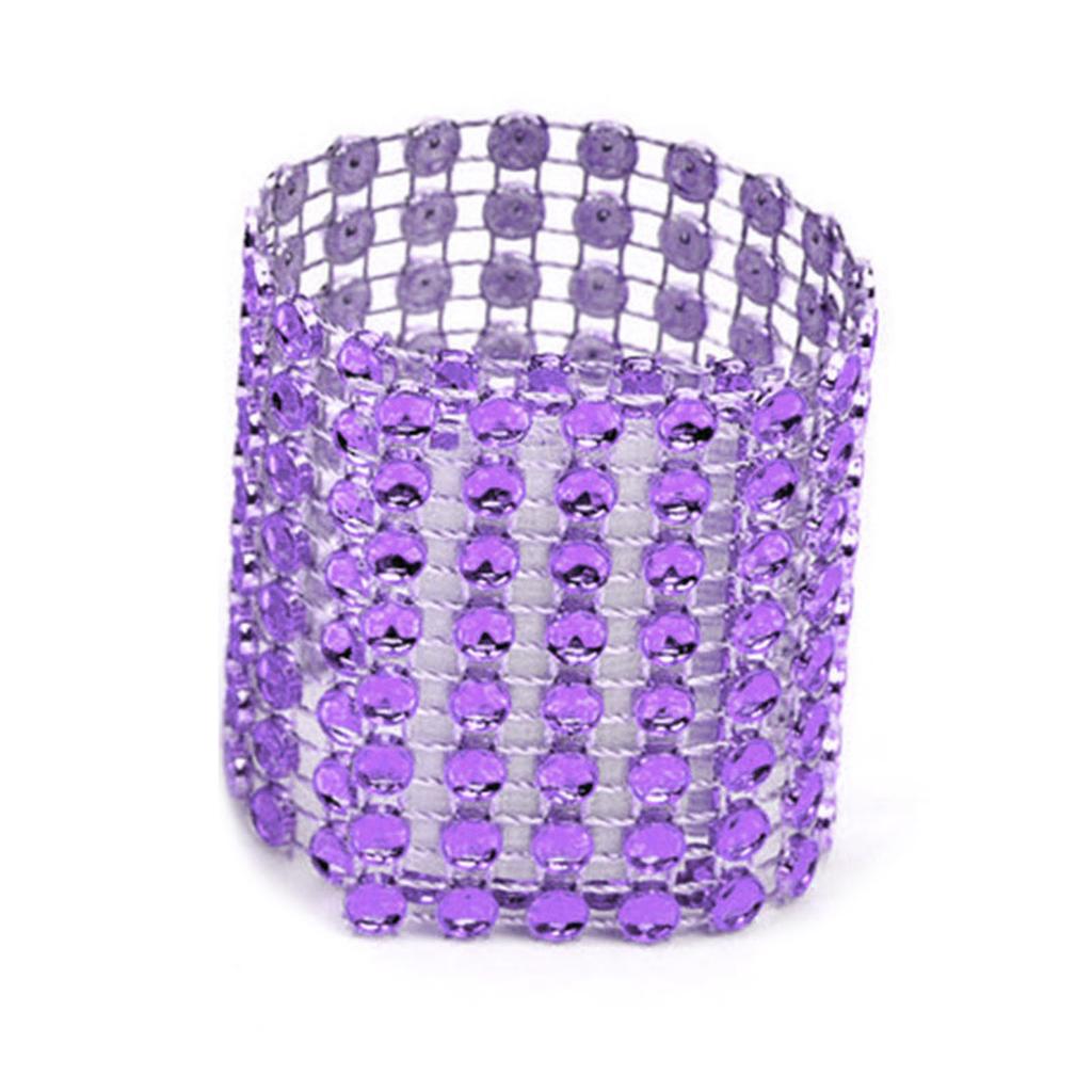 8-Reihen Strass Serviettenringe Funkelnd-Diamant Strass Stuhlschärpen-Schieber Formale Dinner Serviettenringe Stilvolle Tischdekorationen