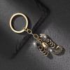 1 Stück Zinklegierung Street Style Modeaccessoire Vintage-inspiriert Strass Skorpion Anhänger Schlüsselanhänger Für Männer & Paare
