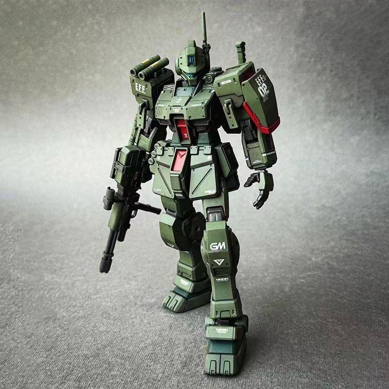 XFS HG 1/144 RGM-79S GM Spartan Model Kit Collection Assembly Movable Action Figures Robot Figurine Model Kids Toy Gifts