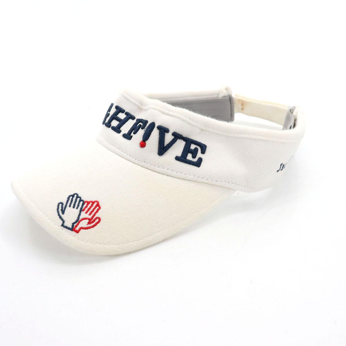 

Джек Банни!! Солнцезащитный козырек для гольфа PEARLY GATES FR Белый унисекс Мужской Б/У